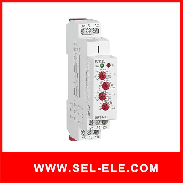 Double Delay Timer Relay SRT8-2T